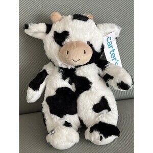 Carters COW Plush Soft Toy CUTE Stuffed Farm Animal Baby Lovey 68423 NEW 10”